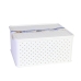 Caja de Almacenaje con Tapa Tontarelli Arianna 33 x 29 x 16 cm (4 Unidades) Blanco 13 L