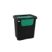 Cubo de Basura para Reciclaje Tontarelli Moda double Verde (6 Unidades) 24 L