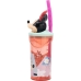 Чаша със Сламка Minnie Mouse CZ11337 Розов 360 ml 3D