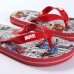 Flip Flops for Children Marvel Grey Red