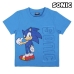 Camisola de Manga Curta Infantil Sonic