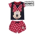 Piżama Dziecięcy Minnie Mouse Czerwony