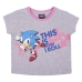 Pijama Infantil Sonic Cinzento