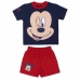 Pyžamo Dětské Mickey Mouse Červený