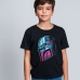 Child's Short Sleeve T-Shirt The Mandalorian Black