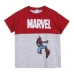 T-Shirt met Korte Mouwen voor kinderen Marvel Grijs 2 Stuks