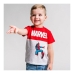 Παιδικό Μπλούζα με Κοντό Μανίκι Marvel Γκρι x2