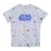 Παιδικό Μπλούζα με Κοντό Μανίκι Star Wars Γκρι x2