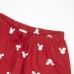 Sommer-Schlafanzug Minnie Mouse Rot Damen Grau