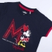 Sommerpyjamas for gutter Minnie Mouse Mørkeblå Grå
