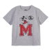 T-shirt med kortärm Mickey Mouse Grå