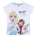 Barn T-shirt med kortärm Frozen Vit