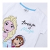 Barn T-shirt med kortärm Frozen Vit