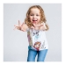 T-Shirt met Korte Mouwen voor kinderen Frozen Wit