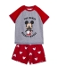 Pijamaua de Vară Mickey Mouse Roșu Gri