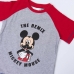 Chłopięcą piżamkę na lato Mickey Mouse Czerwony Szary
