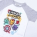 лятната пижама за деца The Avengers Сив Бял