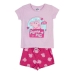 лятната пижама за деца Peppa Pig Розов