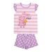 Pijamaua de Vară Peppa Pig Roz Mov