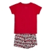 Sommerpyjamas for gutter Minnie Mouse Rød
