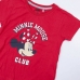 Vasaras pidžamu zēniem Minnie Mouse Sarkans