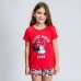 Letní chlapecké pyžamo Minnie Mouse Červený