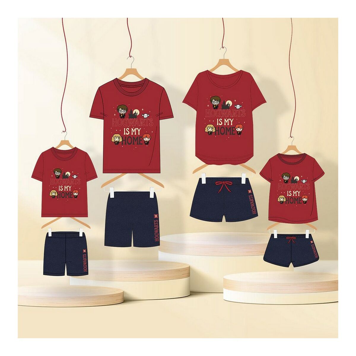 Pyjamas Harry Potter Röd