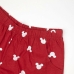 Sommer-Schlafanzug Mickey Mouse Rot (Erwachsene) Herren Grau