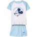 Pižama Otroška Mickey Mouse Svetlo modra