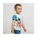 Тениска с къс ръкав Mickey Mouse Многоцветен Детски