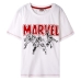 Otroške Majica s Kratkimi Rokavi Marvel Bela