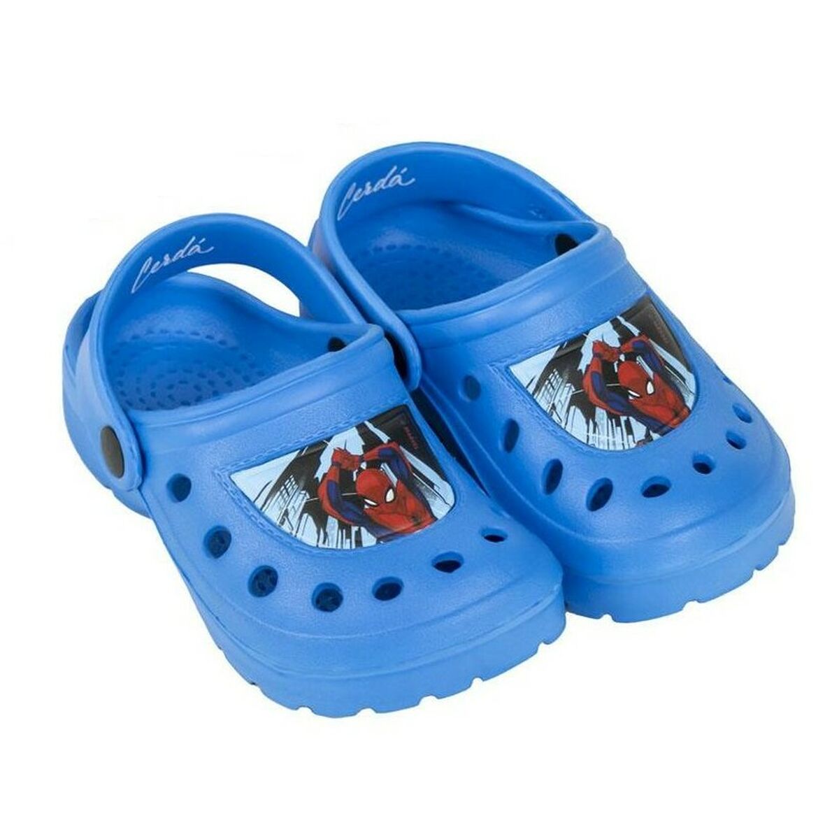 Strandcrocs Spider-Man Mørkeblå