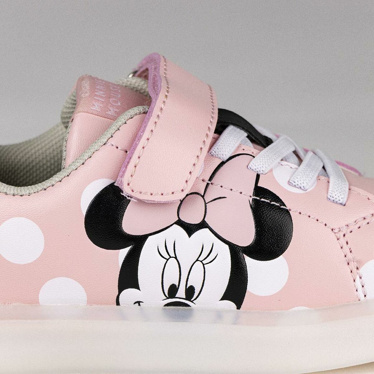 Baskets LED Minnie Mouse Rose Velcro