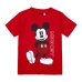 Maglia a Maniche Corte per Bambini Mickey Mouse Rosso