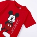 Child's Short Sleeve T-Shirt Mickey Mouse Red