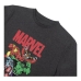 Heren-T-Shirt met Korte Mouwen Marvel Grijs Donker grijs Volwassenen