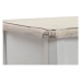 Mesa de apoio DKD Home Decor Versalles Abeto Madeira Branco 35 x 35 x 80 cm