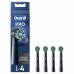 Replacement Head Oral-B Pro Cross action Black 4 Units