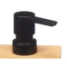 Dispensador de Jabón Negro Bambú Plástico 9,7 x 15 x 5,8 cm (12 Unidades)