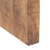 Sideboard AVA Natural Black Wood Iron 140 x 40 x 46 cm
