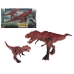 Set med 2 dinosaurier 2 antal 32 x 18 cm