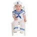 Kostume til babyer 18 måneder Sømand (3 Dele)