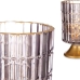 LED-latern Metall Hall Kuldne Klaas (10,7 x 18 x 10,7 cm)