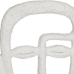 Deko-Figur Gesicht Weiß Polyesterharz (19,5 x 38 x 10,5 cm)