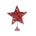 Estrela de Natal Vermelho Aço Plástico