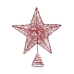 Karácsonyi csillag Piros Acél Műanyag