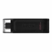 USB стик Kingston DT70/256GB 256 GB Черен