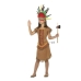 Costume for Children Brown American Indian (1 Piece)