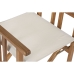 Tuinstoel Home ESPRIT Branco Castanho Acácia 52 x 53 x 87 cm