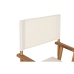 Chaise de jardin Home ESPRIT Blanc Marron Bois d'acacia 52 x 53 x 87 cm